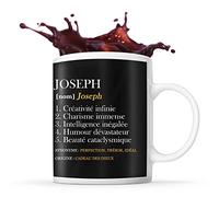 Planetee Tasse prénom Joseph Définition Perfection | Mug Prénom humour idéal pour cadeau original et drôle