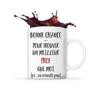 Planetee Tasse Prof ça n'existe pas homme | Idée Mug Cadeau Travail Métier Départ Retraite Collègue Anniversaire Noël