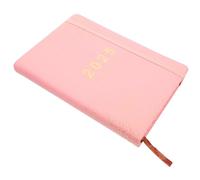Planificateur Agenda Quotidien 365 Jours Papier Rose, Rentrée Scolaire | Design Annuel Délicat, Suivi des Habitudes et Organisation Simple, Format Portable pour Usage Quotidien