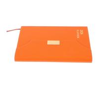 Planificateur Annuel 2026 365 Jours pour Enseignants et Étudiants | Pages Résistantes à L’encre, Design Portable, Usage Polyvalent, École et Voyage, Finition Élégante Orange