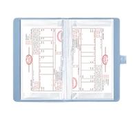 Planificateur budgétaire sécurisé, organiseur à combinaison de , 22,9 x 14,5 x 3,0 cm avec protection de l' , carnet en polyuréthane robuste, suivi des économies avec style moderne