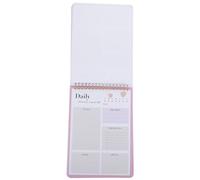 Planificateur D’horaire Rose en Papier pour Étude et Travail | Bloc-notes de Planification, Aide-mémoire Multifonction, Design Simple et Créatif, Usage Familial