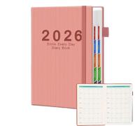 Planificateur de calendrier 2026 - Carnet de calendrier, agenda à onglets, journal de travail | Outil pour les listes de tâches Objectifs Rendez-vous Bureaux à domicile Écoles Salles de classe Salles