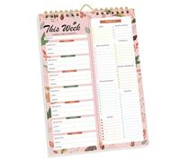 Planificateur de repas hebdomadaire de 52 feuilles, liste de courses, préparation des repas, alimentation saine, perte de poids, cuisine, maison, famille, femmes, hommes