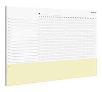 Planificateur d'habitudes PACKLIST - Suivi mensuel des habitudes A4. Maximisez votre productivité et votre bien-être au quotidien. Personnalisez et cultivez des habitudes positives pour atteindre vos