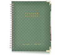 Planificateur esthétique pour enseignant pour l'année scolaire 2026-2027 | Contenu : 21,6 cm x 27,9 cm - Organisez facilement votre agenda quotidien, hebdomadaire et mensuel de ole à domicile