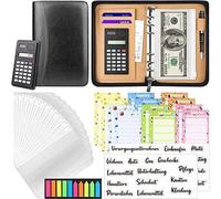 Planificateur financier, pochettes pour billets, reliure à anneaux, planificateur d'investissement
