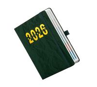 Planificateur hebdomadaire 2026 | Carnet A5 avec couverture imperméable avec onglet - Calendrier journalier hebdomadaire 2026, pour la maison, la salle de classe, le bureau, les rendez-vous, la