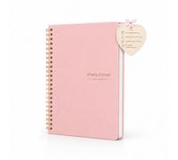 Planificateur hebdomadaire non daté - Carnet d'objectifs hebdomadaires A5 - Planificateur de listes de choses à faire - Journal de suivi des habitudes avec reliure à spirale - 14,5 x 20,3 cm