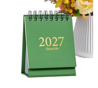 Planificateur Horaire Calendrier Bureau 2027 Jan 2027 Juin 2028 | Calendrier Bureau 2027 Planificateur Horaire 18 Mois 10,2x7,6x5,7cm Papiers Épais Double Spirales Stickers Bureau École