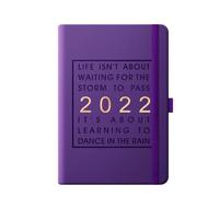Planificateur Journalier, Hebdomadaire, Mensuel, Avec Calendrier, Pages À Règles, 2022