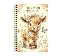 Planificateur Mensuel 2027-2030, Carnet De Calendrier En Sur 4 Ans | Janvier 2027 À Décembre 2030 Vue Mensuelle, 8,27 X 5,83 Pouces, Espace D'écriture Pour Les Objectifs, Les Rendez-vous Et Les