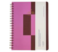 Planificateur scolaire 2026/2027, couleur rose, grand format