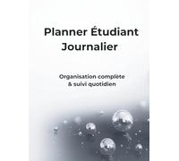 planner étudiant journalier grand format non daté