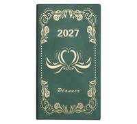 Planning Journalier 2027 Format Poche Organiseur 365 Jours Carnet A6 | pour Bureau, École, , Vacances, Réunion, Étude, Travail Planificateur Journal