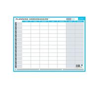 Planning Perpétuel Effaçable Hebdomadaire Et Annuel Scolaire 42x32cm