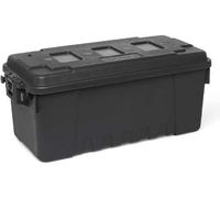 Plano Malle de Rangement Militaire résistante Medium Charcoal, Organisateur de coffre, Coffre robuste, Empilable, Durable, Coffre de l'armée Coffre de rangement extérieur Chasse ou stockage à domicile