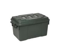 Plano Malle de Rangement Militaire résistante Small Olive, Organisateur de Coffre robuste, Empilable, Durable, Coffre de l'armée, Coffre de rangement extérieur Chasse ou stockage à domicile
