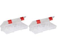 Plano Rustrictor StowAway Boîte utilitaire de rangement de matériel de qualité supérieure avec prévention de la rouille, 3500, transparent (PLASV350), Claire (Lot de 2)