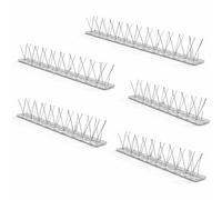 PLANTAWA Pics Anti Pigeons 25 cm Pack 12 - Protection Anti Oiseaux pour Balcon, Rebords et Toiture, Dispositif Dissuasion Pigeons pour Extérieur