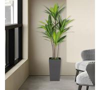 Plante artificielle Agave - Plante verte artificielle pour intérieur, plante d'intérieur, plante en pot - Hauteur : 152,4 cm - Fabriquée en plastique PE durable