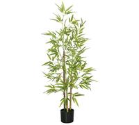 Plante artificielle Bambou - HOMCOM - hauteur 120 cm avec pot - décoration interieur, très réaliste