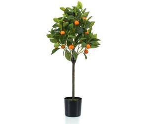 Plante artificielle Citrus Sinensis - Oranger - 75cm - Arbre artificiel de