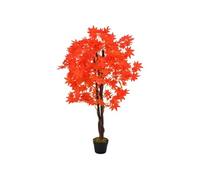 Plante artificielle d érable avec pot Rouge 120 cm
