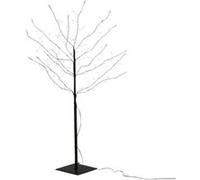 Plante Artificielle Déco LED Arbre Nu 100cm Noir