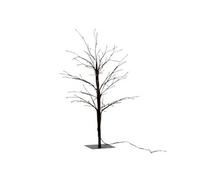Plante Artificielle Déco LED Arbre Nu 57cm Noir