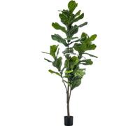 Plante artificielle Ficus Lyrata (figuier lyre) 150cm, facile d'entretien et