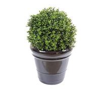 Plante artificielle haute gamme Spécial extérieur / Buis artificiel boule UV - Dim : H.50 x D.40 cm