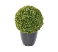 Plante artificielle haute gamme Spécial extérieur / Buis boule artificiel - Dim : H.44 x D.44 cm