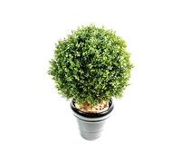 Plante artificielle haute gamme Spécial extérieur / Buis boule artificiel - Dim : H.45 x D.30 cm