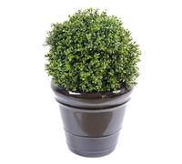 Plante artificielle haute gamme Spécial extérieur / Buis boule artificiel - Dim : H.50 x D.40 cm