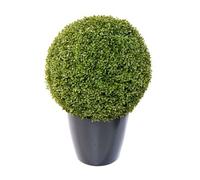 Plante artificielle haute gamme Spécial extérieur / Buis boule artificiel - Dim : H.58 x D.58 cm