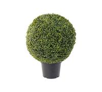 Plante artificielle haute gamme Spécial extérieur / Buis boule artificiel - Dim : H.67 x D.50 cm --
