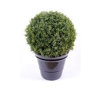 Plante artificielle haute gamme Spécial extérieur / Buis boule artificiel - Dim : H.79 x D.55 cm