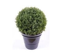 Plante artificielle haute gamme Spécial extérieur / Buis boule artificiel - Dim : H.89 x D.65 cm