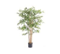 Plante artificielle haute gamme Spécial extérieur en Bambou artificiel, couleur verte - Dim : 150 x 75 cm