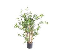 Plante artificielle haute gamme Spécial extérieur en Bambou artificiel, couleur verte - Dim : 90 x 60 cm