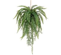 Plante artificielle, idéale comme plante suspendue pour décorer les murs et les vérandas, couleur verte