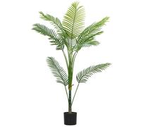 Plante artificielle intérieure - HOMCOM - pot en plastique et flocage, feuilles en PE - 150 cm - vert