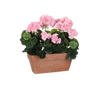 Plante artificielle Mica Decorations Geranium Rose Polyester H40xl13xL29cm
