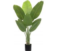 PLANTE ARTIFICIELLE PALMA Strelitzia RAJESA Oiseaux dans un étang réaliste 120cm