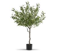 Plante artificielle - TECTAKE - Olivier artificiel OLEAND à l'aspect naturel volumineux et entretien facile hauteur 120 cm - Vert