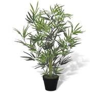 vidaXL Bambou artificiel 80 cm – Pot inclus – Aspect réaliste et durable
