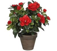 Plante décorative - MICA DECORATIONS - Azalée - 10,5 x 21,5 x 15 cm - Plante artificielle - Intérieur