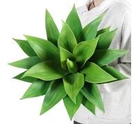 Plante grasse artificielle miniature dans un pot de fleurs carré blanc