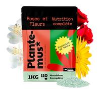 PLANTEMUS Engrais Granulé pour Rosiers, Fleurs et Hortensias 1 kg | Nutrition complète pour rosiers et plantes à fleurs, idéale aussi pour orchidées et hortensias, pour soutenir la floraison